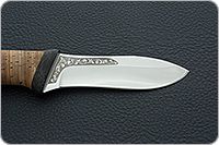 Нож Скинер береста, 95х18, алюминий : фото 7