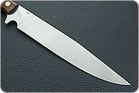 Нож Шериф накладки орех, 95х18, цельнометаллический : фото 4