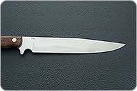 Нож Шериф накладки орех, 95х18, цельнометаллический : фото 7