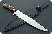 Нож Шериф накладки орех, 95х18, цельнометаллический : фото 9