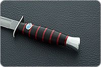 Нож Финка-2 (наборная рукоять) граб-оргстекло, 95х18, алюминий : фото 6