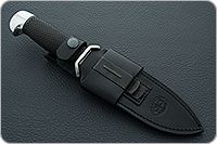 Нож Боец неразборный граб - черное дерево, 95х18, алюминий : фото 10