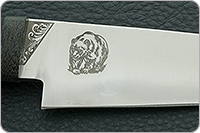 Нож Барибал наборная кожа, 100х13м, текстолит : фото 8