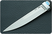 Нож Пескарь граб - черное дерево, 95х18, алюминий : фото 3