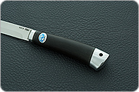 Нож Заноза граб - черное дерево, 95х18, алюминий : фото 6