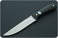 Нож Лиса ЦМ накладки текстолит
, 95х18, цельнометаллический : фото 2