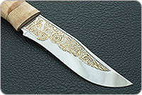 Нож Клычок-3 подарочный кап ореховый, 40x10c2m (эи-107), кап березовый : фото 4