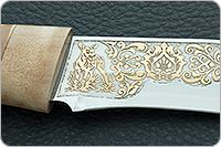 Нож Клычок-3 подарочный кап ореховый, 40x10c2m (эи-107), кап березовый : фото 8