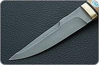 Нож Хаски кап березовый, 95х18, латунь : фото 3