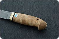 Нож Хаски кап березовый, 95х18, латунь : фото 6