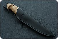 Нож Хаски кап березовый, 95х18, латунь : фото 11