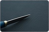 Нож Кузюк стабилизированная карельская береза, elmax, латунь : фото 8