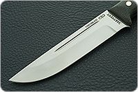 Нож Бекас ЦМ накладки текстолит, 95х18, цельнометаллический : фото 3