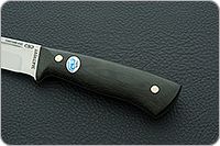 Нож Бекас ЦМ накладки текстолит, 95х18, цельнометаллический : фото 6