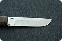 Нож Полярный стабилизированная карельская береза, 100х13м, алюминий : фото 7