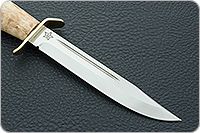 Нож Штрафбат карельская береза, 95х18, латунь : фото 4