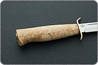 Нож Штрафбат карельская береза, 95х18, латунь : фото 5