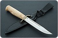 Нож Штрафбат карельская береза, 95х18, латунь : фото 9