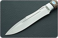 Нож Скорпион стабилизированная карельская береза, 100х13м, алюминий : фото 3