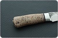 Нож Скорпион стабилизированная карельская береза, 100х13м, алюминий : фото 5