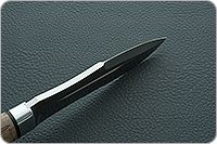 Нож Скорпион стабилизированная карельская береза, 100х13м, алюминий : фото 9