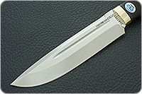 Нож Селигер граб - черное дерево, elmax, латунь : фото 3