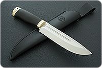 Нож Селигер граб - черное дерево, elmax, латунь : фото 10