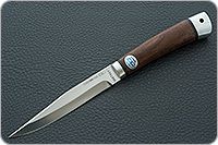 Нож Заноза орех, 95х18, алюминий : фото 2