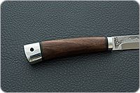 Нож Заноза орех, 95х18, алюминий : фото 5