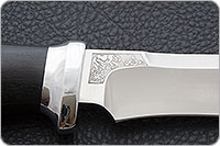 Нож Росомаха граб - черное дерево, 100х13м, алюминий : фото 4