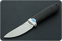 Нож Горностай граб - черное дерево, 100х13м, алюминий : фото 2