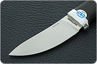 Нож Горностай граб - черное дерево, 100х13м, алюминий : фото 3