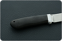 Нож Горностай граб - черное дерево, 100х13м, алюминий : фото 5