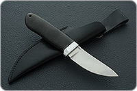Нож Горностай граб - черное дерево, 100х13м, алюминий : фото 9