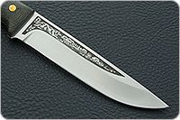 Нож Лиса ЦМ накладки текстолит
, 100х13м, цельнометаллический : фото 4