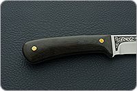 Нож Лиса ЦМ накладки текстолит
, 100х13м, цельнометаллический : фото 5