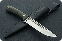 Нож Лиса ЦМ накладки текстолит
, 100х13м, цельнометаллический : фото 10