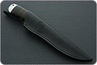 Нож Лиса наборная кожа, zd-0803, алюминий : фото 10