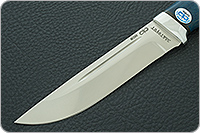 Нож Бекас стабилизированная карельская береза, n690, алюминий : фото 3