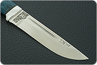 Нож Бекас стабилизированная карельская береза, n690, алюминий : фото 4