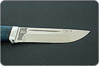 Нож Бекас стабилизированная карельская береза, n690, алюминий : фото 7