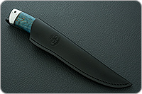 Нож Бекас стабилизированная карельская береза, n690, алюминий : фото 11