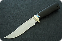 Нож Клычок-1 подарочный граб - черное дерево, 100х13м, латунь : фото 2