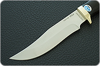 Нож Клычок-1 подарочный граб - черное дерево, 100х13м, латунь : фото 3