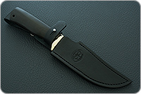 Нож Клычок-1 подарочный граб - черное дерево, 100х13м, латунь : фото 11