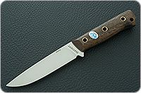 Нож Стриж со втулками накладки орех, 95х18, цельнометаллический : фото 2