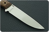 Нож Стриж со втулками накладки орех, 95х18, цельнометаллический : фото 4