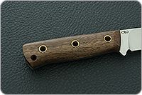 Нож Стриж со втулками накладки орех, 95х18, цельнометаллический : фото 5