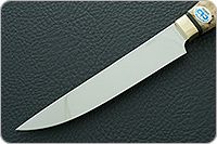 Кухонный нож Овощной карельская береза, rwl-34, латунь : фото 3