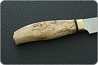 Кухонный нож Овощной карельская береза, rwl-34, латунь : фото 5